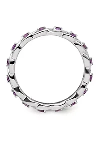 1/3 ct. t.w. Amethyst Stackable Expressions Ring Sterling Silver