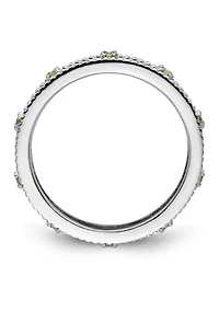 1/6 ct. t.w. Peridot Stackable Expressions Ring Sterling Silver