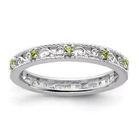 1/6 ct. t.w. Peridot Stackable Expressions Ring Sterling Silver