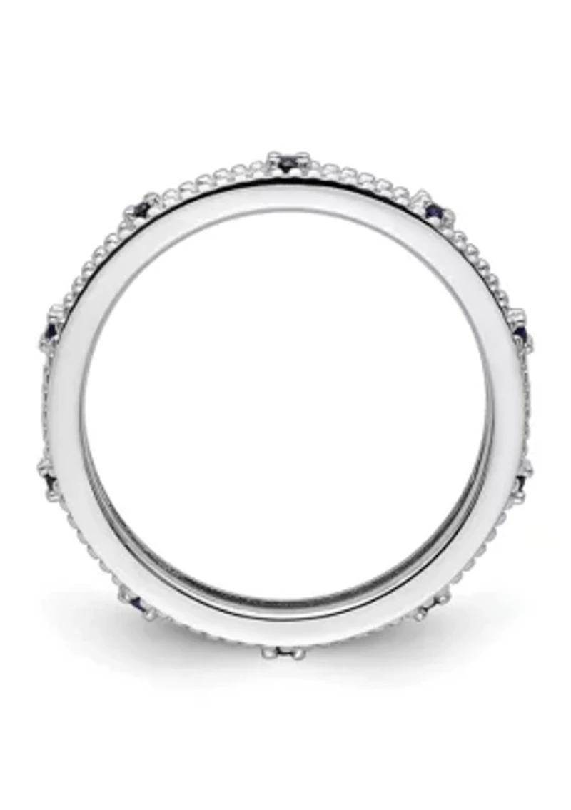 1/5 ct. t.w. Lab Created Sapphire Stackable Expressions Ring Sterling Silver
