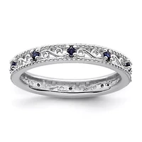 1/5 ct. t.w. Lab Created Sapphire Stackable Expressions Ring Sterling Silver