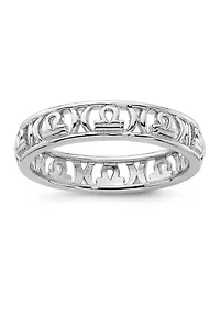 Sterling Silver Stackable Expressions Libra Zodiac Ring