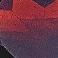 1.1 ct. t.w. Garnet and Peridot Stackable Expressions Rhodium-plated Apple Ring Sterling Silver