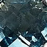 1/4 ct. t.w. Checker-cut Blue Topaz Antiqued Stackable Expressions Ring Sterling Silver