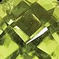 1/4 ct. t.w. Checker-cut Peridot Antiqued Stackable Expressions Ring Sterling Silver