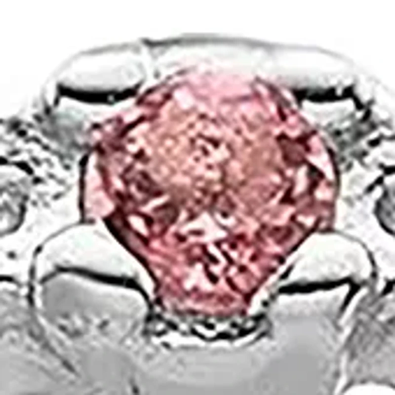 1/5 ct. t.w. Pink Tourmaline and 1/10 Diamond Stackable Expressions Ring Sterling Silver