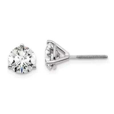 Lab Created 2 ct. t.w. Diamond Stud Earrings 14K Yellow Gold