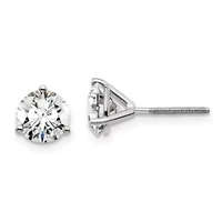 Lab Created 2 ct. t.w. Diamond Stud Earrings 14K Yellow Gold
