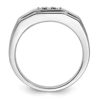Lab Created 1/6 ct. t.w. Grown Diamond Men's Ring 14K White Gold