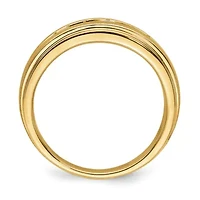 Lab Created 1/2 ct. t.w. Grown Diamond VS/SI GHI, Men's Ring 10K Yellow Gold