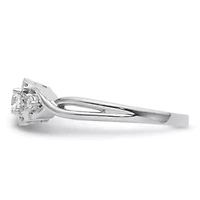 Lab Created 3/8 ct. t.w. Grown Diamond VS/SI GH, Complete Bypass Ring 14K White Gold