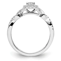 Lab Created 1/2 ct. t.w. Grown Diamond VS/SI GH, Complete Bypass Ring 14K White Gold
