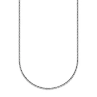 Sterling Silver Rhodium-plated 1.8mm Cable 20-inch Chain Necklace