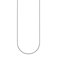 Sterling Silver Rhodium-plated 1.8mm Cable 20-inch Chain Necklace