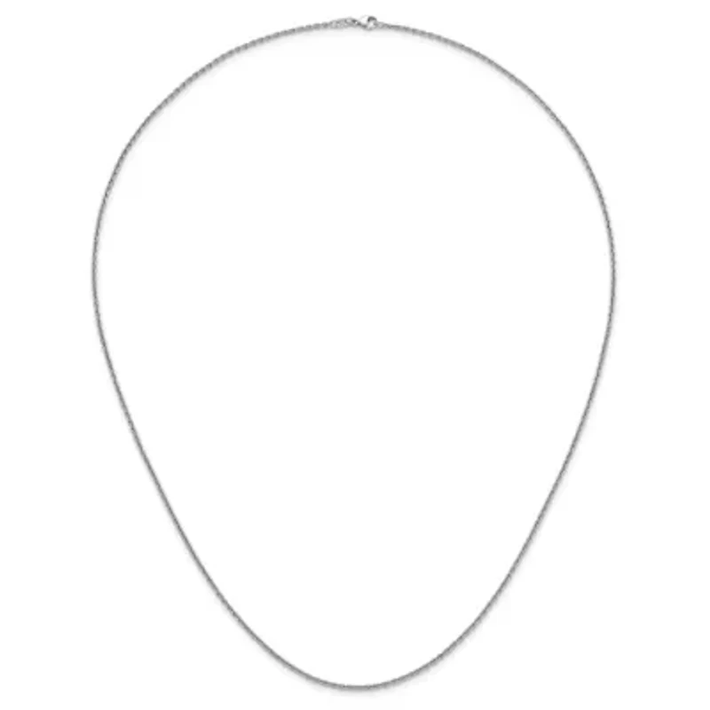 Sterling Silver Rhodium-plated 1.8mm Cable 20-inch Chain Necklace