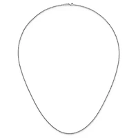 Sterling Silver Rhodium-plated 1.8mm Cable 20-inch Chain Necklace