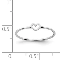 14K Yellow Gold Polished Heart Ring