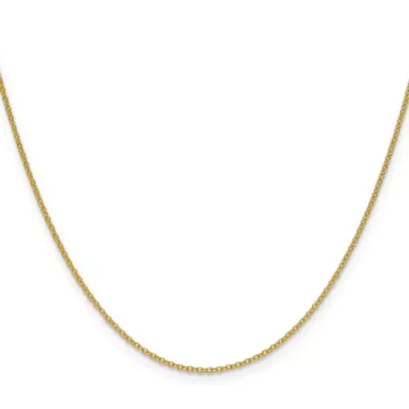 14K Yellow Gold 1.5mm Cable Chain Necklace