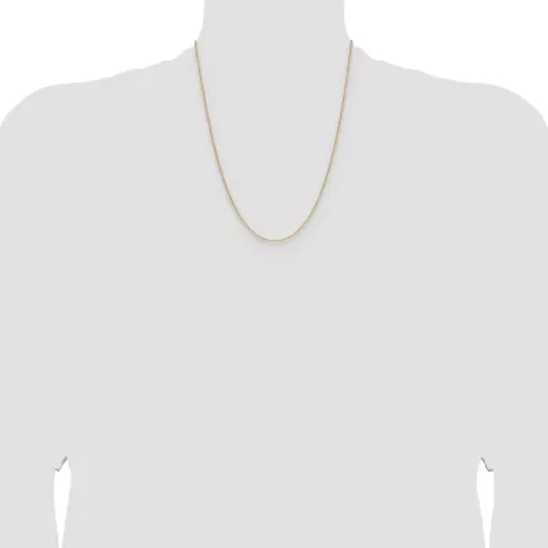 14K Yellow Gold 1.5mm Cable Chain Necklace