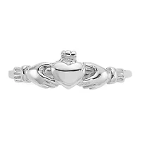 14K White Gold Child's Claddagh Ring