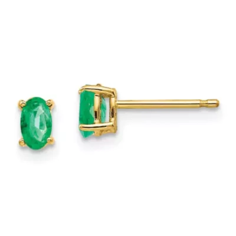 5/8 ct. t.w. Ruby Post Earrings in 14K Gold