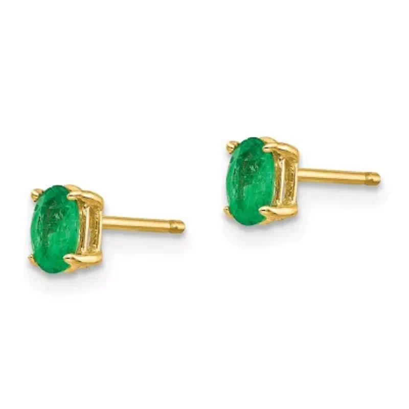 5/8 ct. t.w. Ruby Post Earrings in 14K Gold