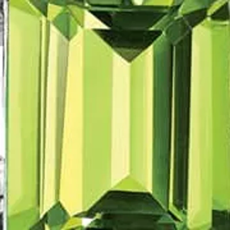 1/2 ct. t.w. Peridot Ring Rhodium-plated Sterling Silver