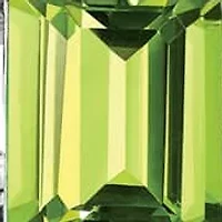 1/2 ct. t.w. Peridot Ring Rhodium-plated Sterling Silver