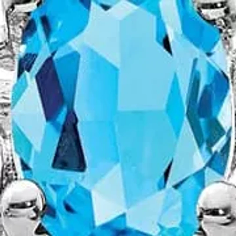 1/2 ct. t.w. Light Swiss Blue Topaz Ring Rhodium-plated Sterling Silver