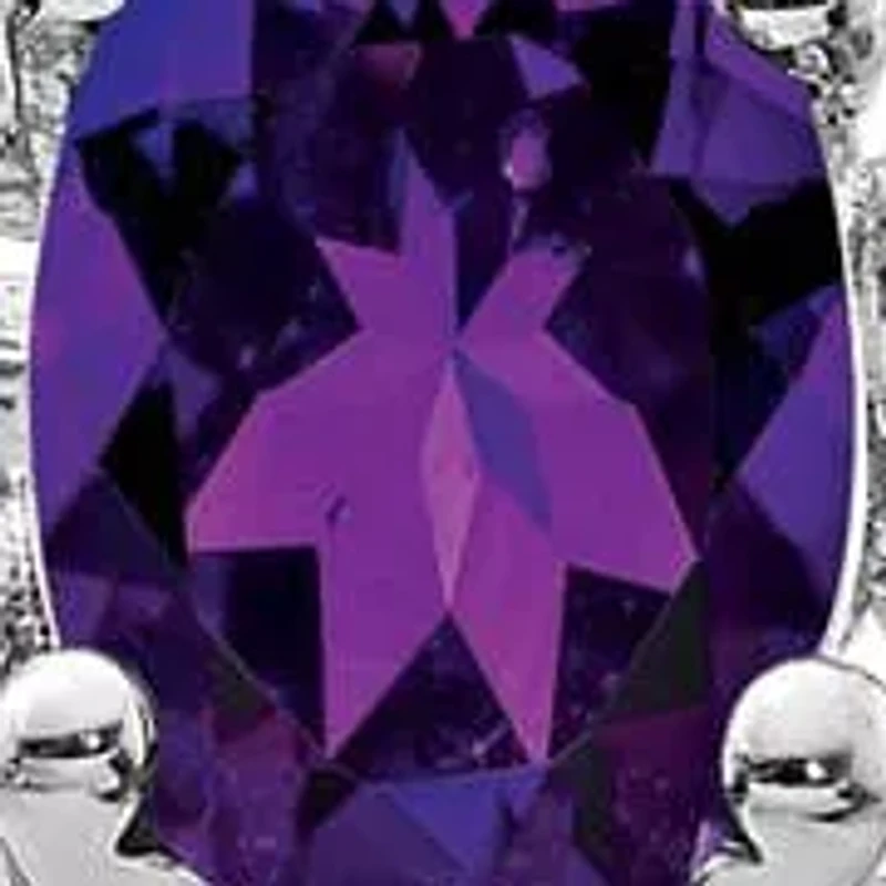 3/8 ct. t.w. Amethyst Ring Rhodium-plated Sterling Silver