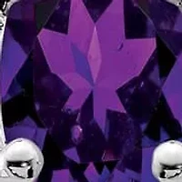 3/8 ct. t.w. Amethyst Ring Rhodium-plated Sterling Silver