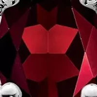 5/8 ct. t.w. Garnet Ring Rhodium-plated Sterling Silver