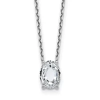 Lab Created Lab Grown Diamond VS+ F+ 18-inch Initial Necklace in 14K Gold