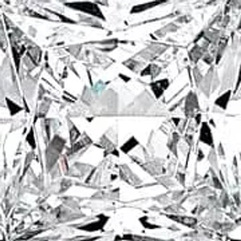 Lab Created 3.83 ct. t.w. Grown Diamond VS+ F+ Princess Halo Post Earrings 14K Gold