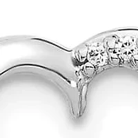 Lab Created 1/10 ct. t.w. Grown Diamond VS/SI+ G+ Heart Post Earrings 14K Gold