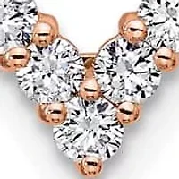 Lab Created 1.53 ct. t.w. Grown Diamond VS/SI+ G+ 18-inch Heart Necklace 14K Gold