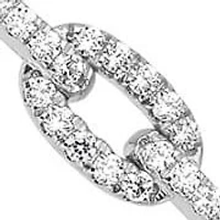 Lab Created 2.16 ct. t.w. Grown Diamond VS+ F+ 6.75-inch Link Bracelet 14K Gold