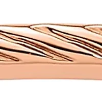 10K Gold 1.2mm Twisted Wire Pattern Stackable Band