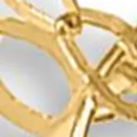 14K Yellow Gold Double Strand Heart 9 Inch with 1 Inch extension Anklet