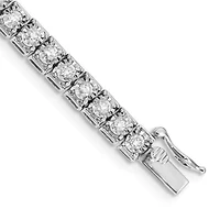 3.087 ct. t.w. Diamond Tennis Bracelet in 14K White Gold