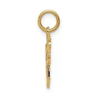 14K Yellow Gold DADDYS LITTLE GIRL Charm