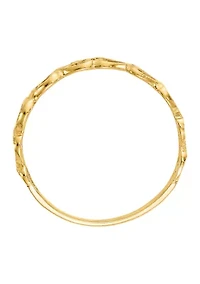 14K Yellow Gold Heart Ring