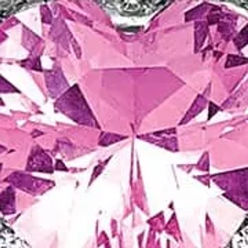 Lab Created / ct. t.w. Pink Sapphire and 1/ ct. t.w. Lab Grown Diamond VS+ F+ Heart Halo Earrings in 14K White Gold