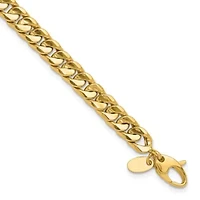 14K Yellow Gold Polished Fancy 8.5-inch Bracelet