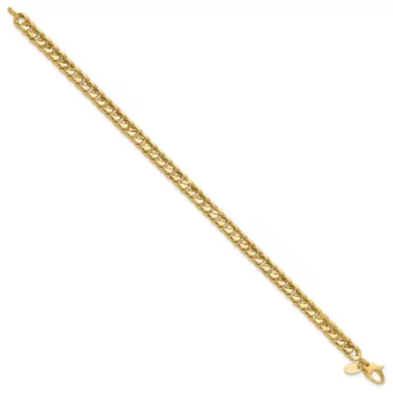 14K Yellow Gold Polished Fancy 8.5-inch Bracelet