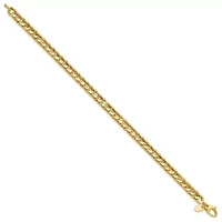 14K Yellow Gold Polished Fancy 8.5-inch Bracelet