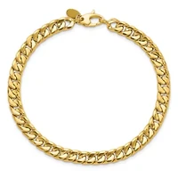 14K Yellow Gold Polished Fancy 8.5-inch Bracelet