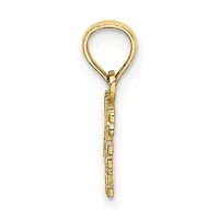14K Yellow Gold DADDYS LITTLE GIRL Charm
