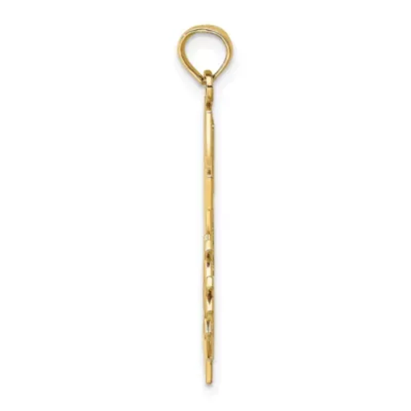14K Yellow Gold #1 DAD Charm