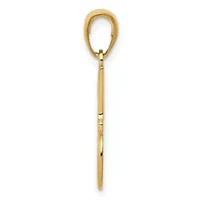 14K Yellow Gold #1 DAD Charm